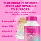Pink Stork Postpartum Essentials Kit – Vitaminas y Tés Orgánicos para el Posparto