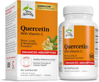 Terry Naturally EuroPharma Quercetin with Vitamin C Extra Strength - Ultra Absorption 60 Cápsulas