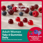 SmartyPants Vitaminas Prenatales Orgánicas para Mujeres - Gominolas Multivitamínicas con Probióticos, Metilfolato, Omega 3 (ALA), Vitamina D3, C, B12, B6, A, K2, Zinc y Colina - 120 unidades (30 días)