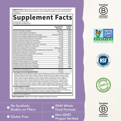 Garden of Life Vitamin Code Raw Prenatal – La vitamina D contribuye al mantenimiento de los niveles normales de – Image 3