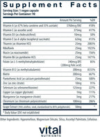 Vital Nutrients Multivitamínico Minimal y Esencial - 90 Cápsulas
