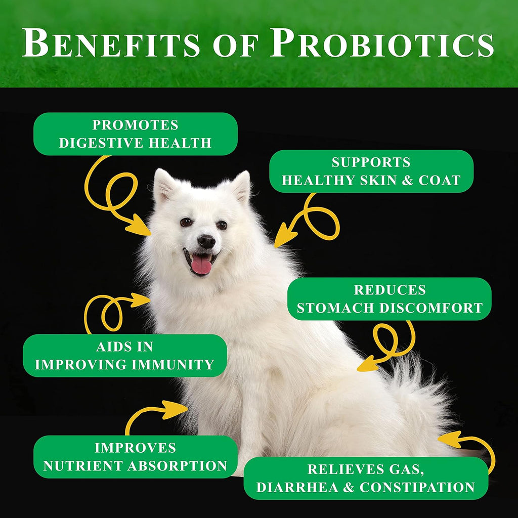 Deluxe Naturals Probióticos Masticables para Perros – 180 Unidades (2 x 90) – Sabor a Pollo