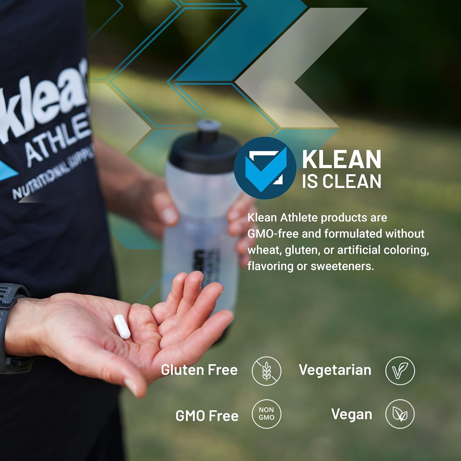 Klean Ashwagandha de Klean Athlete - 60 Cápsulas - Adaptógeno Vegano y Sin OMG
