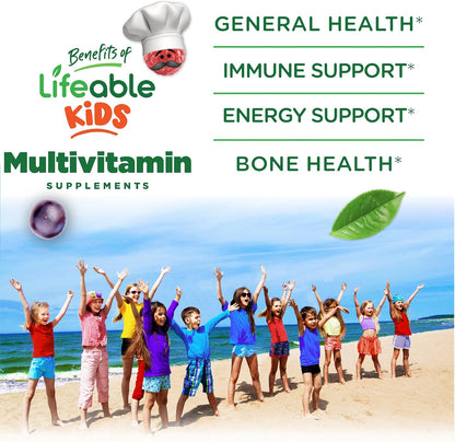 Lifeable Multivitamínico y Multimineral con – Vitamina A: contribuye al mantenimiento de la visión normal. – Image 3