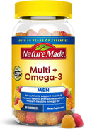 Nature Made Multivitamínico para Hombres con Omega-3, Gominolas, 80 unidades
