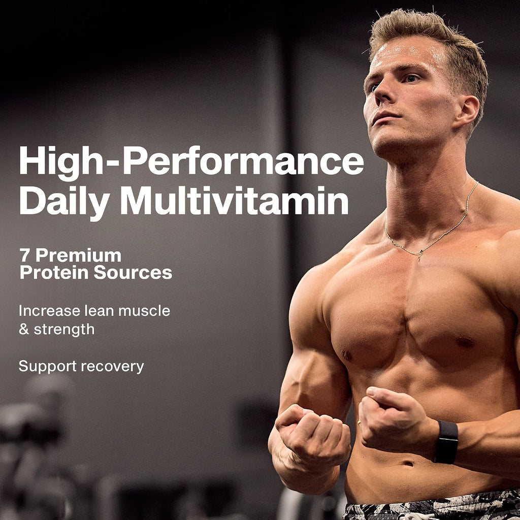 MuscleTech Platinum Multivitamin para Hombres y Mujeres - Complejo Multivitamínico con 18 Vitaminas y Minerales - 180 Comprimidos