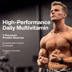 MuscleTech Platinum Multivitamin para Hombres y Mujeres - Complejo Multivitamínico con 18 Vitaminas y Minerales - 180 Comprimidos