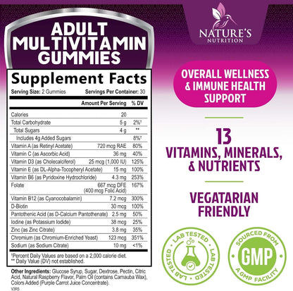 Gominolas Multivitamínicas para Adultos con – Energía y vitalidad: La vitamina B12 contribuye al metabolismo – Image 2