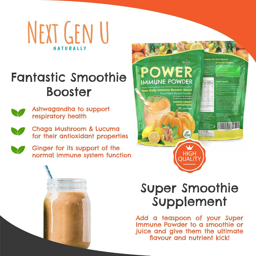 NextGenU Immune Support - Polvo de Superalimentos 150g