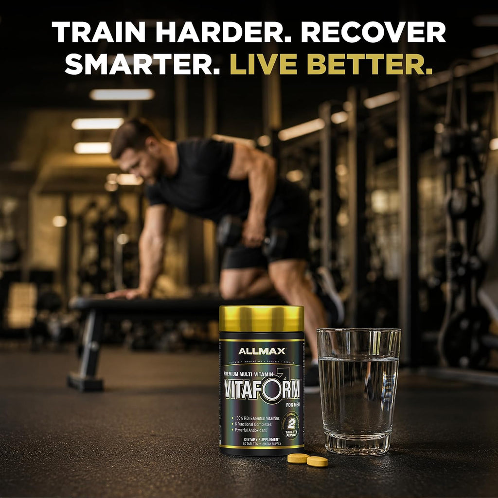 ALLMAX Nutrition Premium Vitaform, Multivitamínico para Hombres, 60 Comprimidos