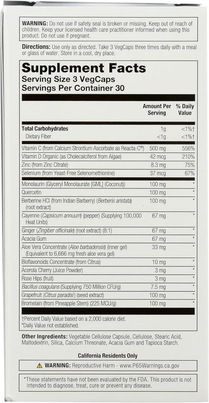 Solaray ImmuFight™, Apoyo Respiratorio, 90 – Refuerzo de las defensas: Contribuye al funcionamiento normal del – Image 2