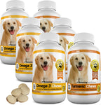Combo Omega-3 y Cúrcuma para Perros - 120 Chucherías Sabrosas x 2