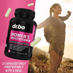 Multivitamínico para Mujeres - Complejo Natural con Magnesio y Zinc - Sin Hierro ni Soja