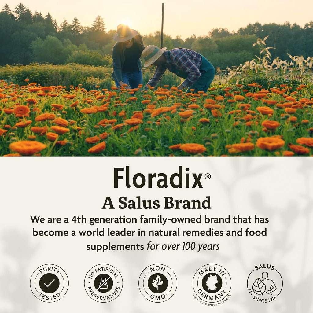 Floradix Epresat Adult Multivitamínico Líquido - Complemento Alimenticio con Vitaminas A, D, B6, Cardo Mariano y más - 250 ml