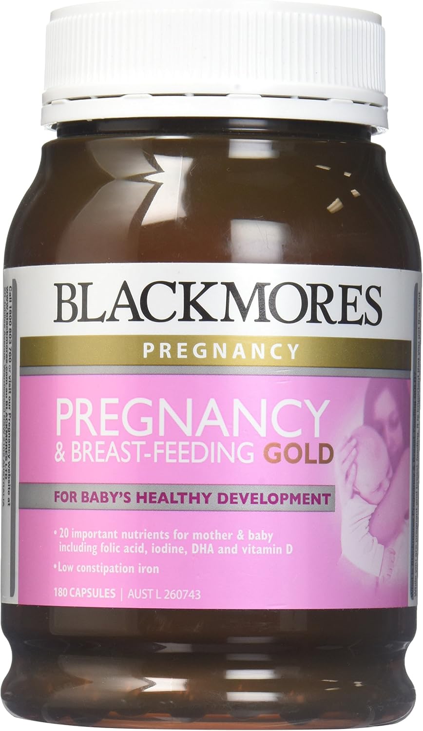 Blackmores Pregnancy & Breast Feeding Gold 180 Cápsulas