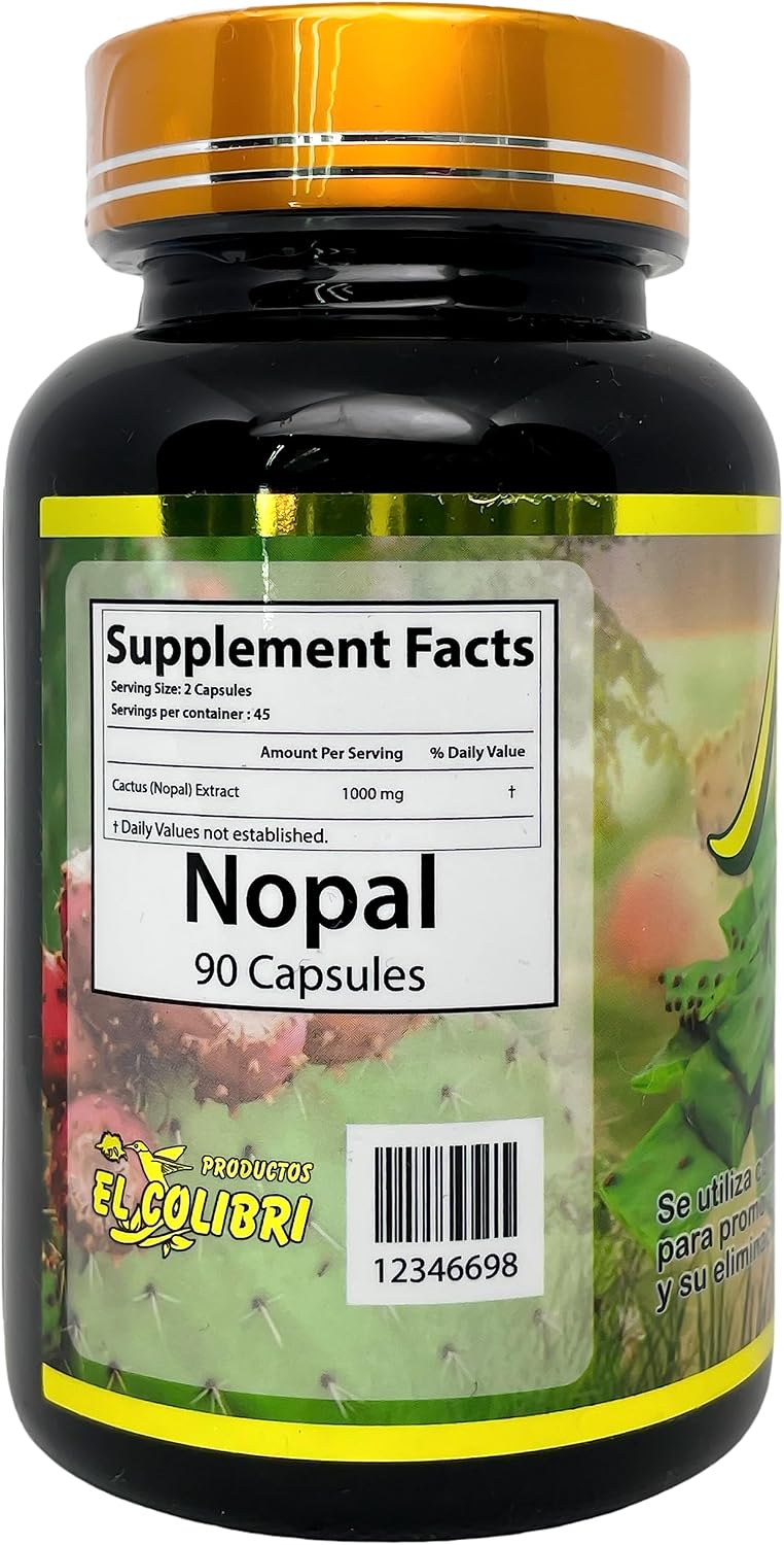 Nopal Beneficios para la Salud 1000mg
