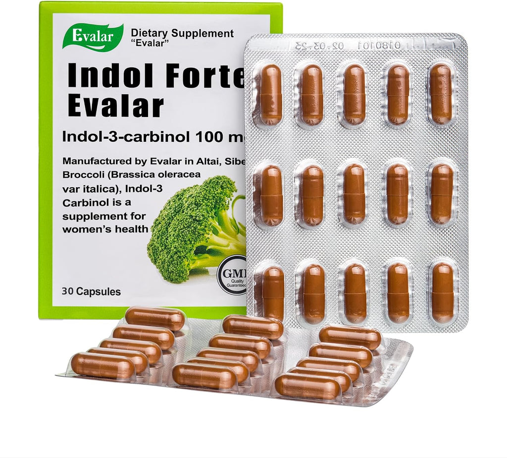 Evalar Extracto de Brócoli con Indol-3-Carbinol - 30 Cápsulas