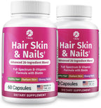 1 Body Hair Skin & Nails con Biotina - Pack de 3