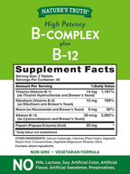 Nature's Truth Complejo B de Alta Potencia con B-12, 90 comprimidos (Paquete de 3)