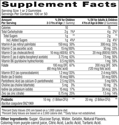 OLLY Kids Multivitamin & Probiotic Gummy – – Zinc: contribuye al funcionamiento normal del sistema inmunitario y a – Image 6