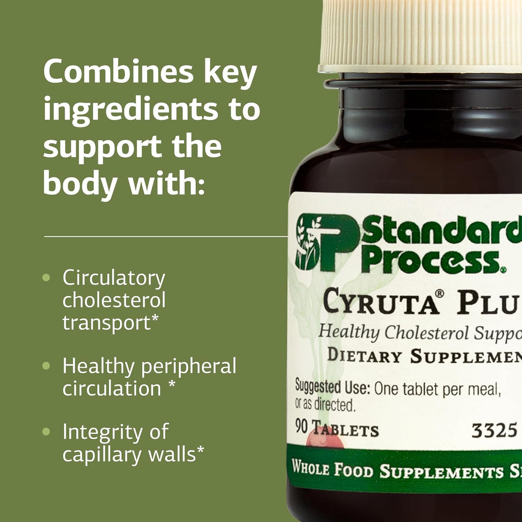 Standard Process Cyruta Plus - Hair and Circulatory Support - Gluten-Free, Dairy-Free, Soy-Free - 90 Tablets