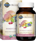 Garden of Life Organics Multivitamínico para Mujeres con Vitamina C, D3, Folato, B12, Biotina y Hierro – 60 Comprimidos