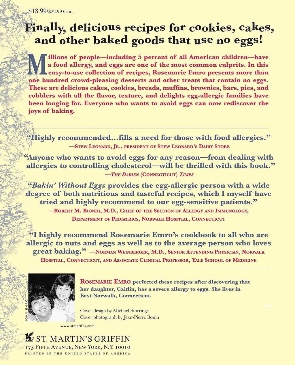 Bakin' Without Eggs: Delicious Egg-Free Dessert Recipes from the Heart and Kitchen of a Food-Allergic Family