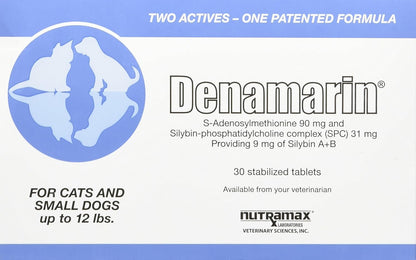 Nutramax Denamarin para Perros Medianos - Suplemento Hepático con SAMe y Silibina - 30 Comprimidos Recubiertos – Image 9