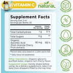 Why Not Natural Organic Liquid Vitamin C Drops Supplement