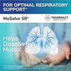 MuSolve SR - Complemento para la Salud Respiratoria, Fórmula de Liberación Sostenida, 90 Cápsulas Vegetales