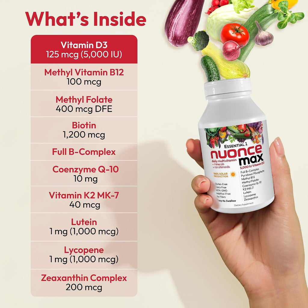 ANDREW LESSMAN Essential-1 nuonce max Multivitamínico - 180 cápsulas pequeñas
