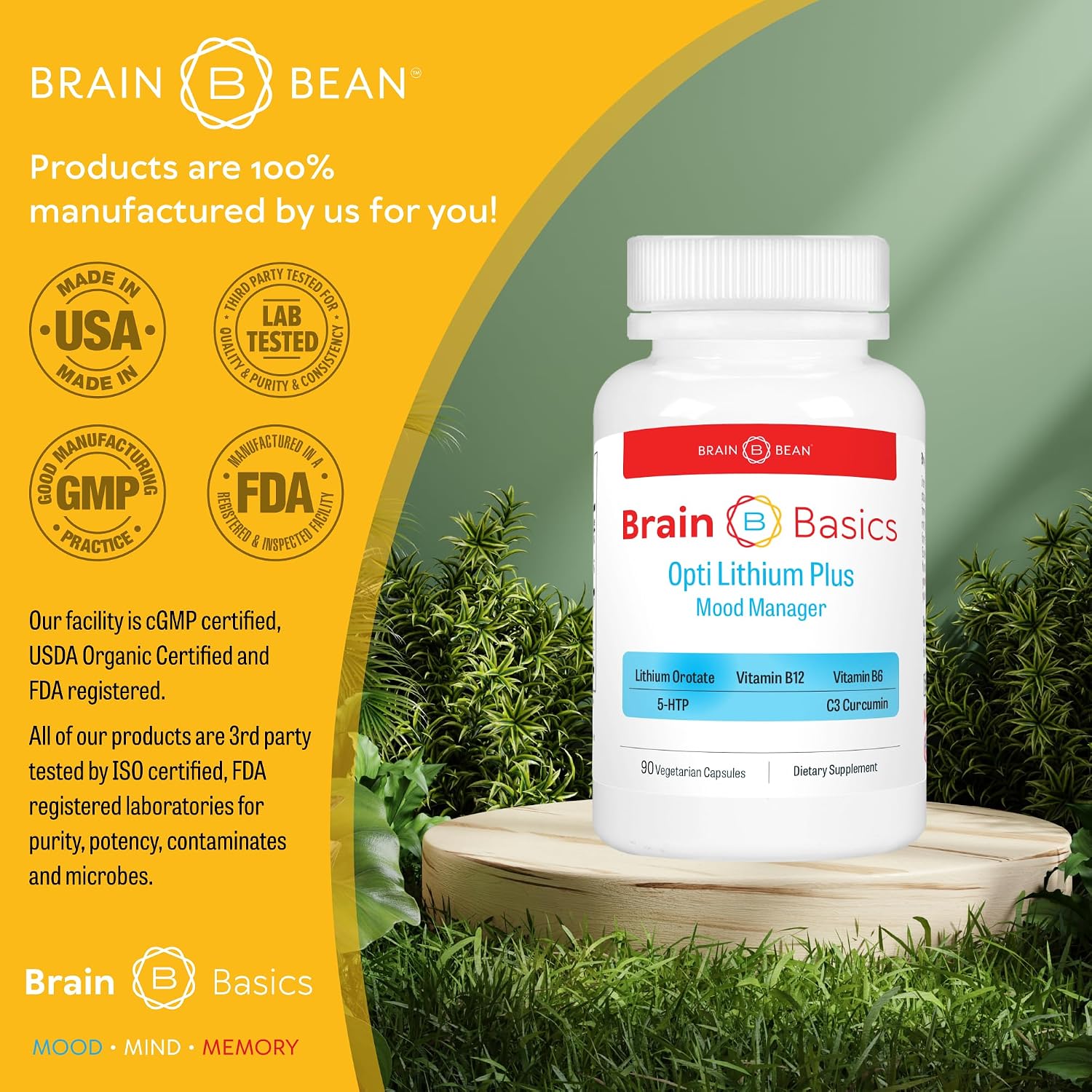Opti Lithium Plus: Suplemento para la Salud Cerebral y Cognitiva