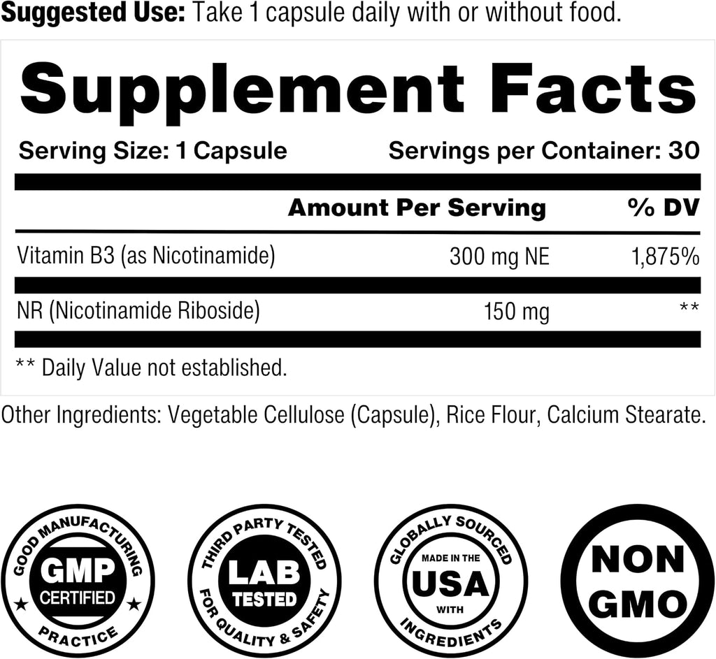Celly NAD Booster – Suplemento con NR y Nicotinamida