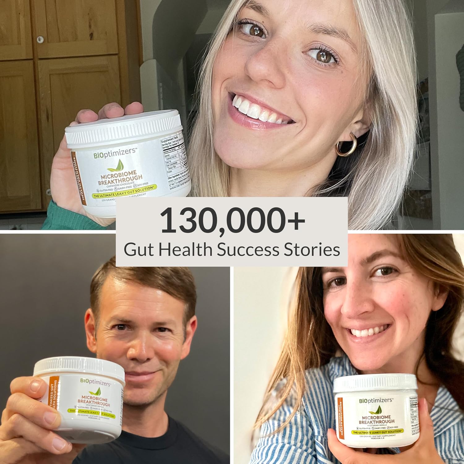 Microbiome Breakthrough® Polvo de Apoyo Digestivo – Vainilla Vegetariana – 30 Dosis