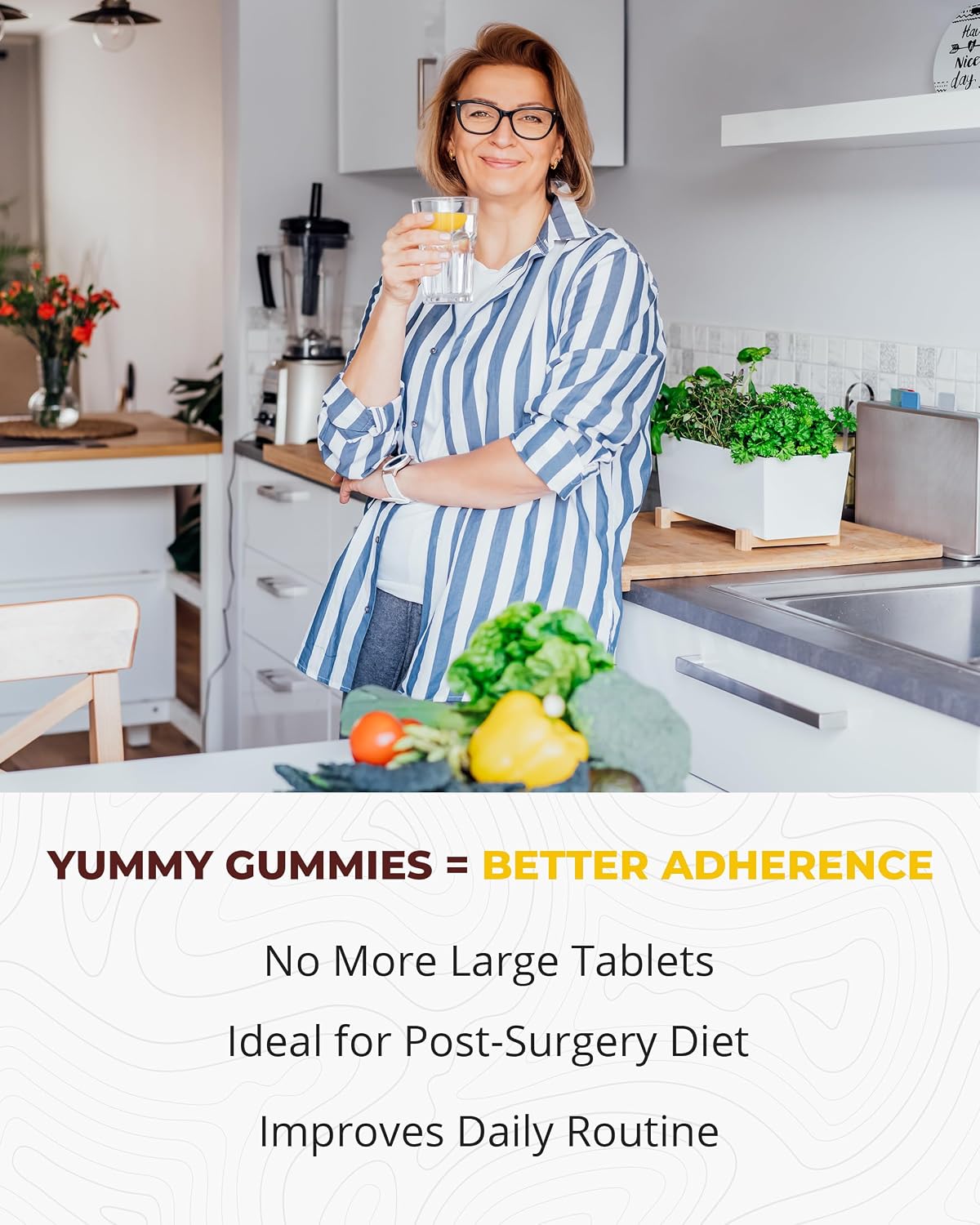 Bariatric Expert Multivitamin Gummies – Gominolas multivitamínicas de fusión rápida para adultos post-cirugía bariátrica, 90 unidades