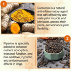 Cúrcuma para Perros FSLHCY - 180 Comprimidos Masticables Sabor a Pato
