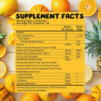 Juneno Gominolas de Vitaminas para el Crecimiento - Suplemento Multivitamínico para Adolescentes
