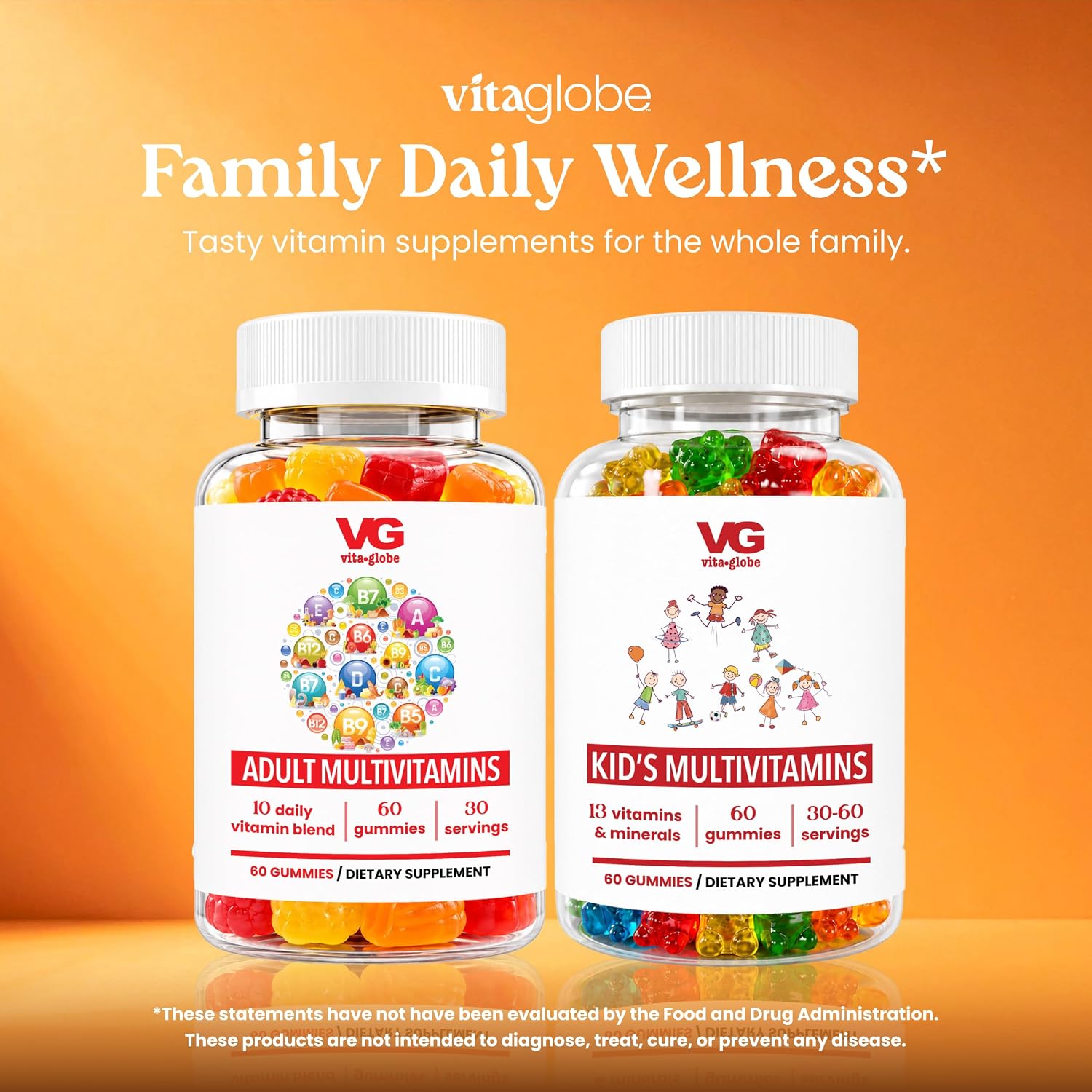 VITA Globe Multivitamínico Infantil Completo en Gominolas – 120 unidades (Pack de 2)