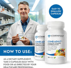 Vitaminerals CombAdult Fórmula Integral Multivitamínica y Mineral (180 Cápsulas Vegetales)