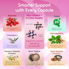 Vital Herbal Inositol Complex con Berberina, Sauzgatillo y Ashwagandha - 150 Cápsulas