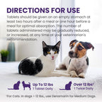 Nutramax Denamarin para Perros y Gatos Pequeños - Suplemento Hepático con SAMe y Silibina, 30 Comprimidos Recubiertos