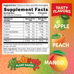 Bear Bites Gummies - Gomitas Proteicas Vegetales para Niños - Sin Azúcar, Veganas, con Vitamina C - 90 Unidades