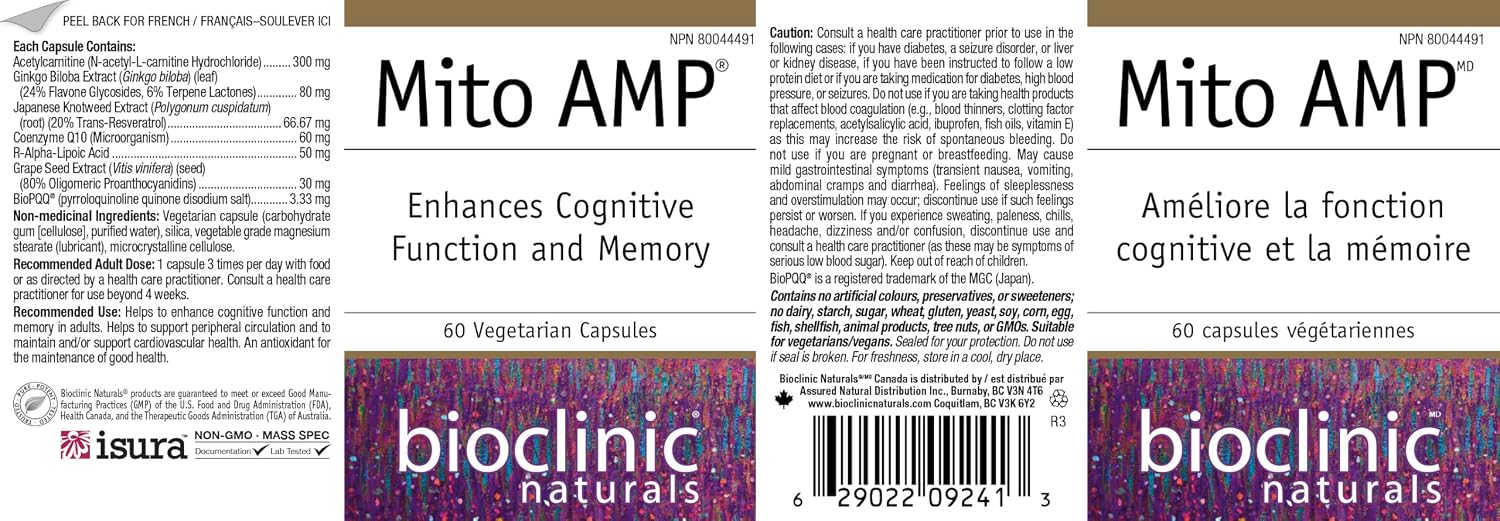 Bioclinic Naturals Mitolife Amp 60 Vcaps