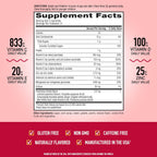 Airborne Gomitas de Apoyo Inmunológico, Sabor a Frutas Variadas, 63 unidades - 750 mg de Vitamina C + Vitaminas A, D y E + Zinc, Selenio y Manganeso | Mezcla de Hierbas | Sabor Natural
