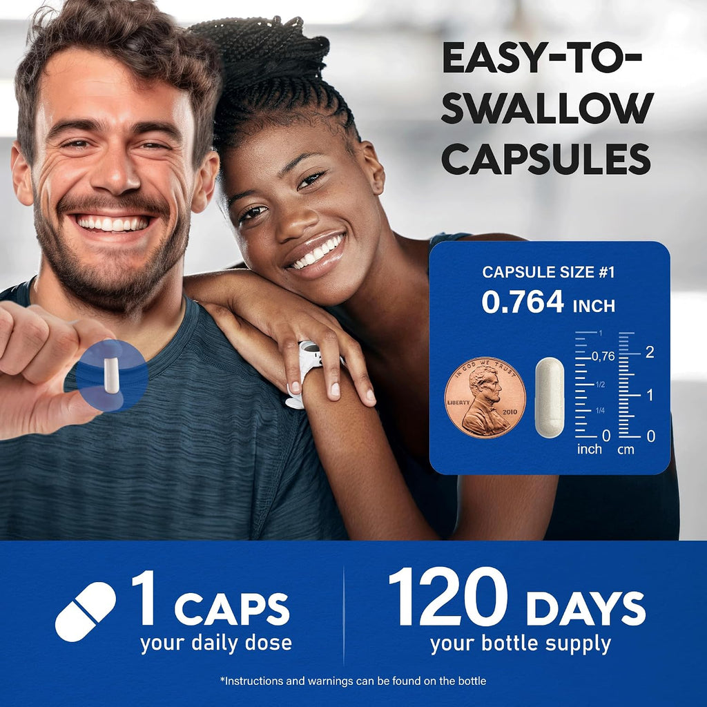 DHEA 25mg Micronizado - Suplemento Hormonal para Mujeres y Hombres - 120 Cápsulas Veganas