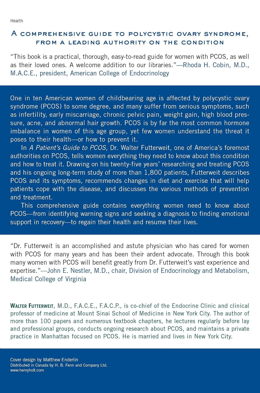 Patient's Guide to PCOS: Understanding--and Reversing--Polycystic Ovary Syndrome
