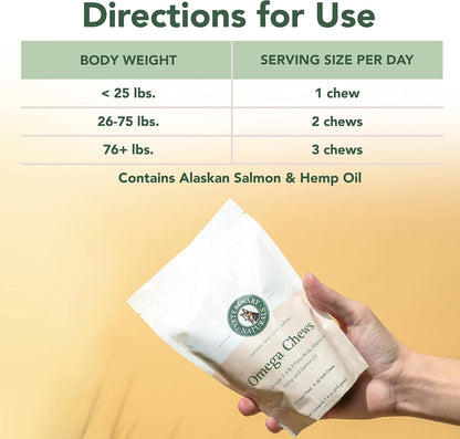 Veterinary Naturals Hemp Oil & Salmon Oil Chews for Dogs - 60 Soft Chews – Image 5