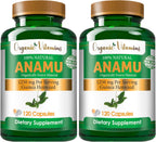 Organic Vitamins Anamu 1250mg 100% Organically Grown 120 Capsules Petiveria Allicea