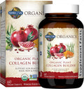 Garden of Life Organics Plant Collagen Builder con biotina y silicio – Suplemento vegano para cabello, piel, uñas y articulaciones, USDA orgánico, 60 comprimidos
