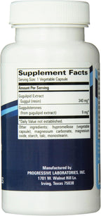 Progressive Labs Gugulipid Suplemento, 90 Cápsulas